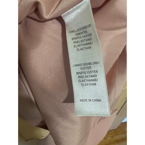 Adrianna Papell | Light Pink Sleeveless Side Ruched Sheath Dress | Size 12 - Picture 10 of 14